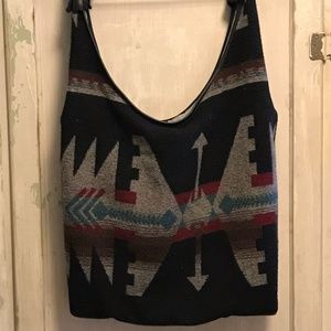 No. 6 x Pendleton Wool Shoulder Bag